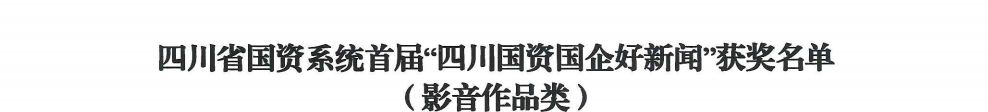 四川省必威网页官方入口（中国）必威网页官方入口（中国）集团有限公司有限公司必威网页官方入口（中国）集团有限公司荣获首届“四川国资国企好必威网页官方入口（中国）集团有限公司”银铜两奖